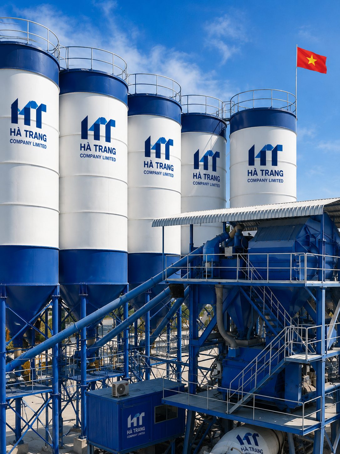 Trạm trộn bê tông Hà Trang